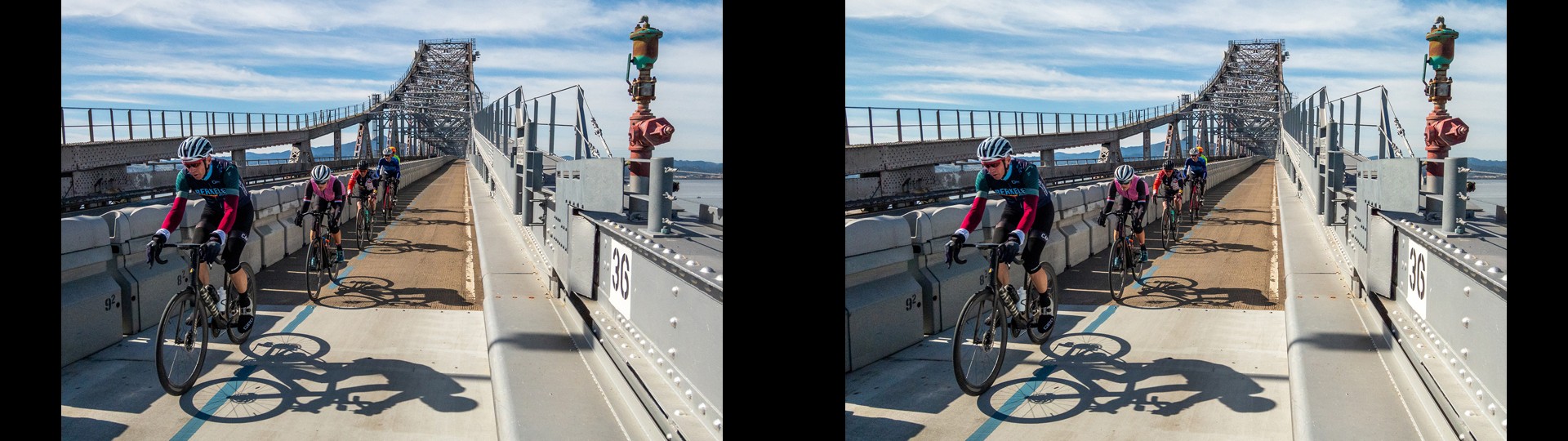 Richmond Bridge Cyclists